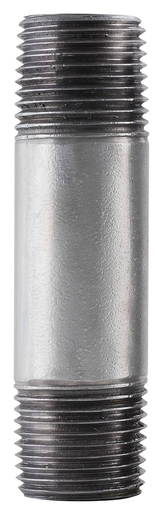 Muellar Galvanized Steel Nipple - 3/8" x 3"