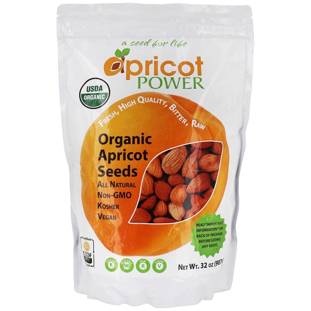 Organic Apricot Seeds Raw - 32 oz.