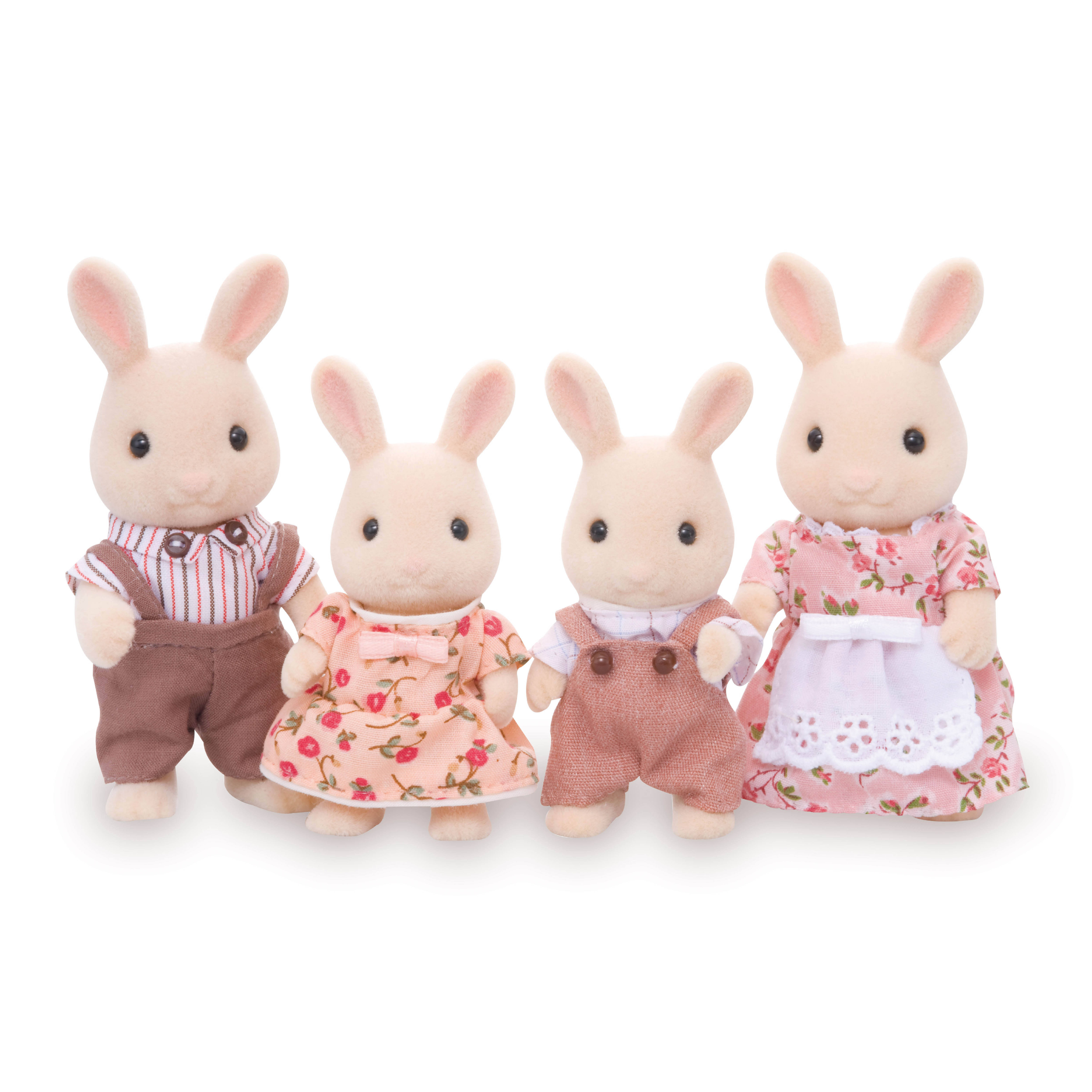 Calico Critters Sweetpea Rabbit Family Dolls Set