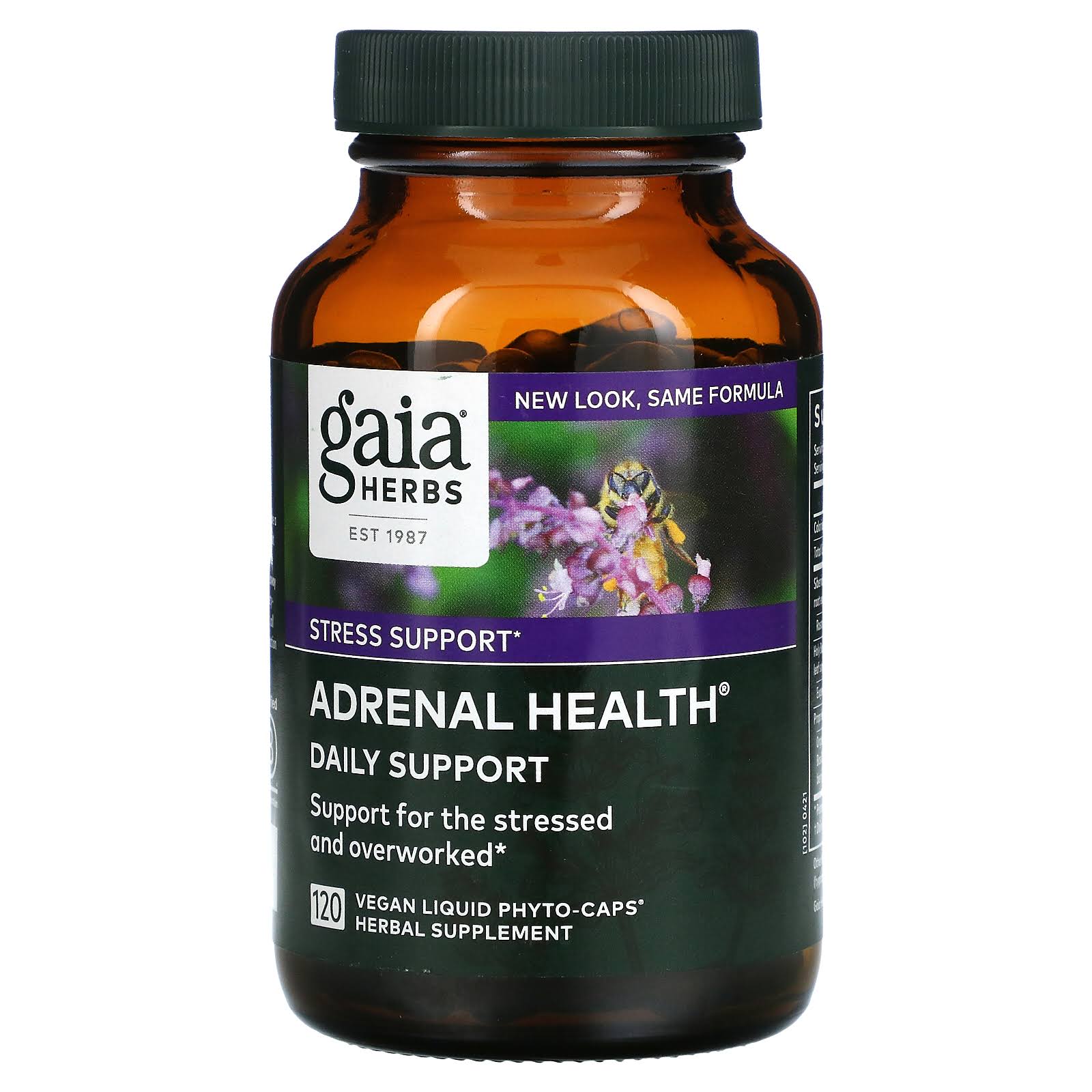 Gaia Herbs Adrenal Health Dietary Supplement - 120 Capsules