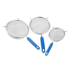 Chef Aid Chrome Plated Strainer - 3 Packs