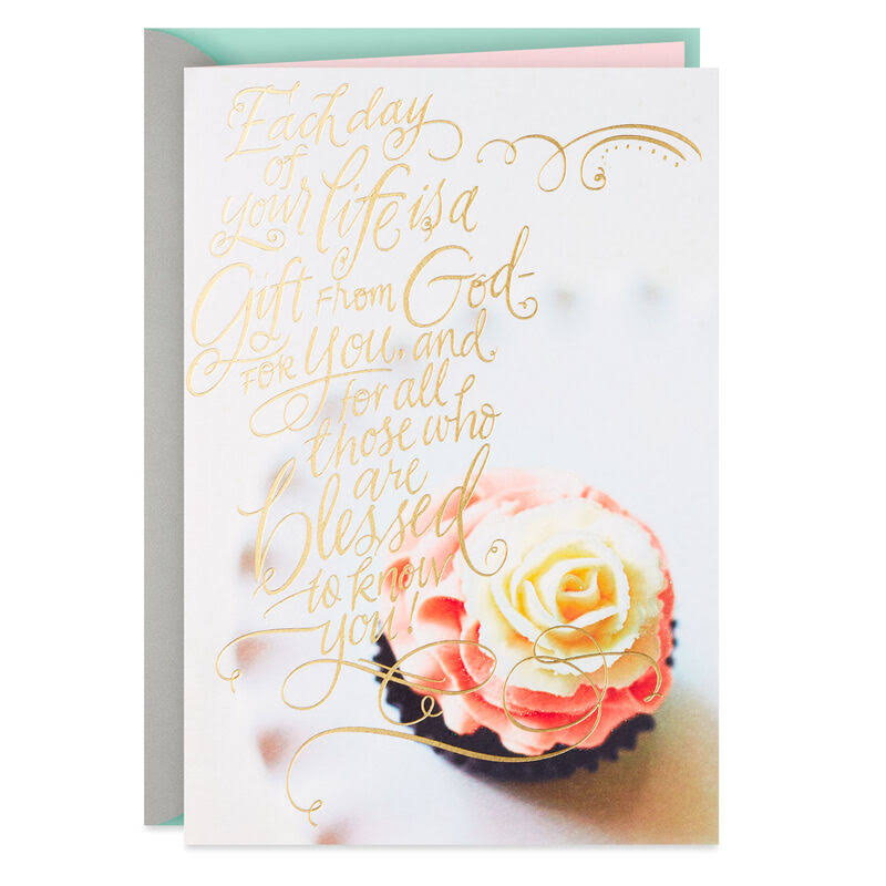 Hallmark Birthday Card, Gift from God Religious Birthday Card