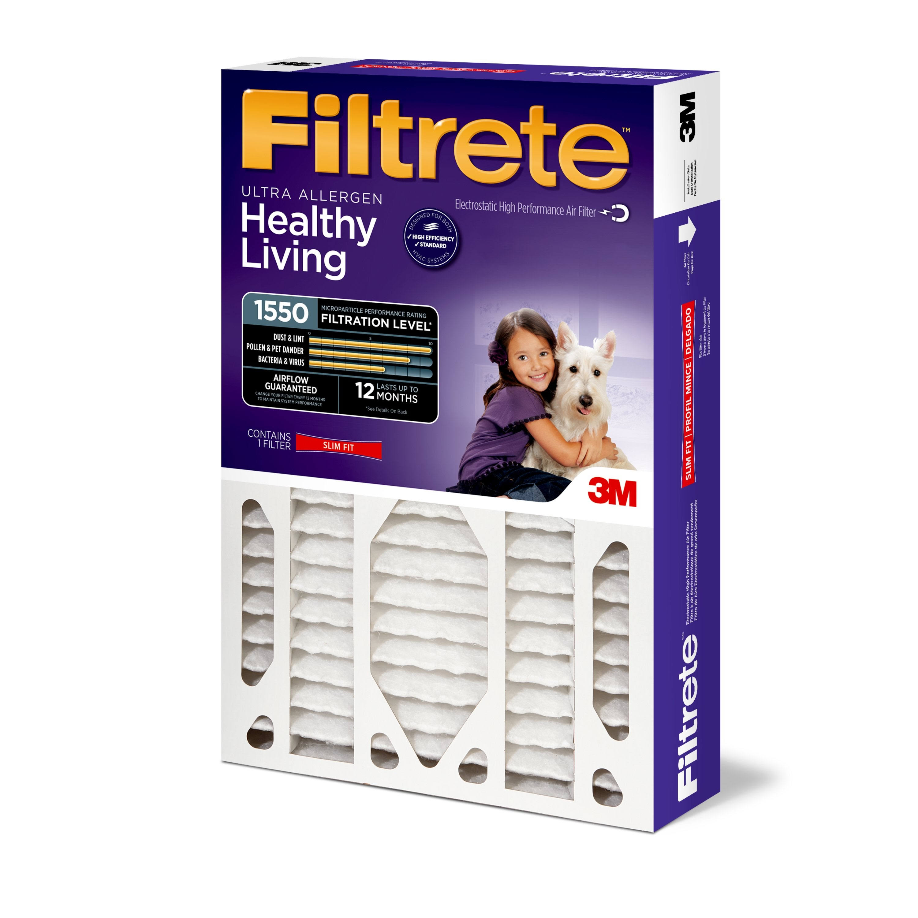 Filtrete Allergen Reduction Filters - 20" X 25" X 4"