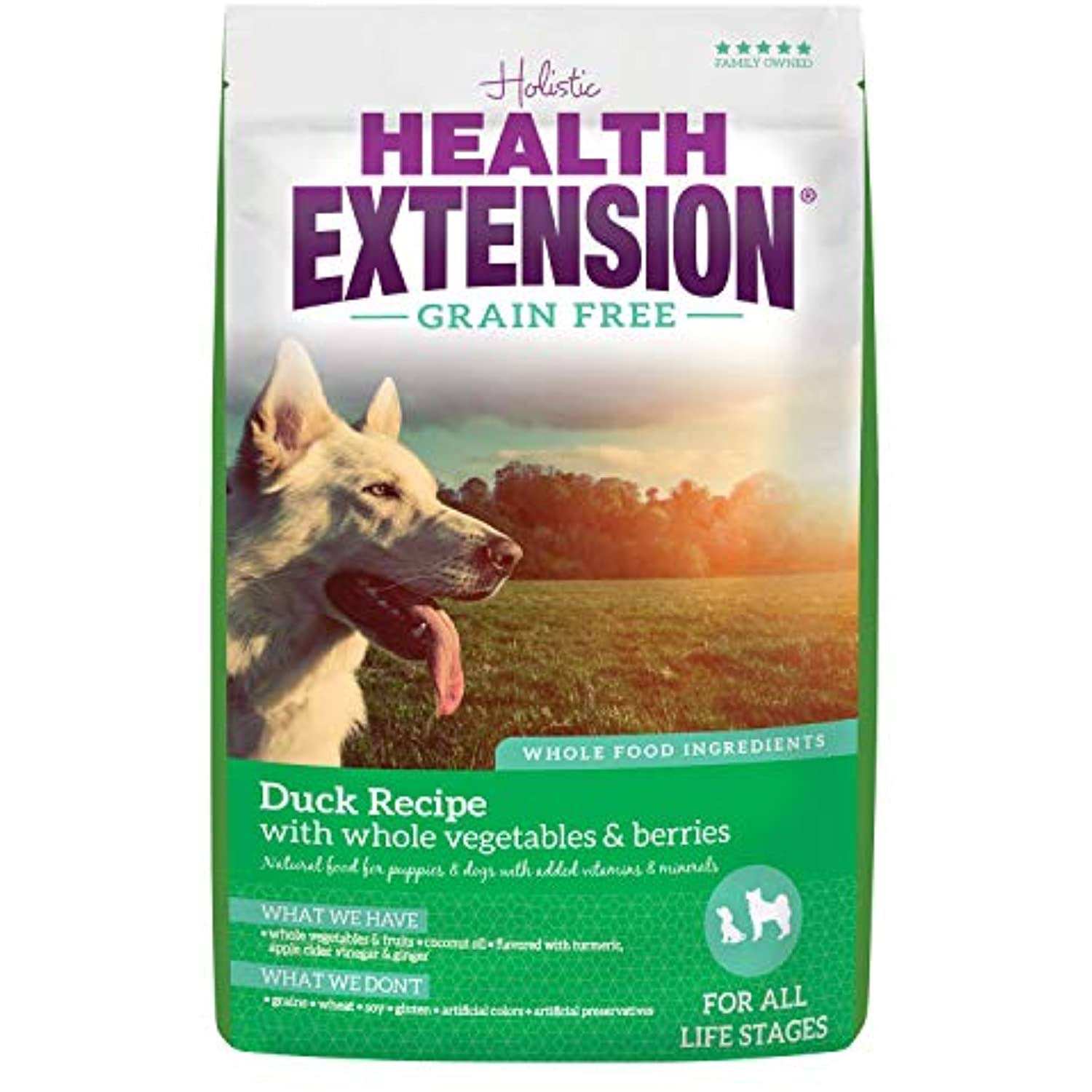 Health Extension Grain-Free Duck Recipe Dog Food - 23.5lb