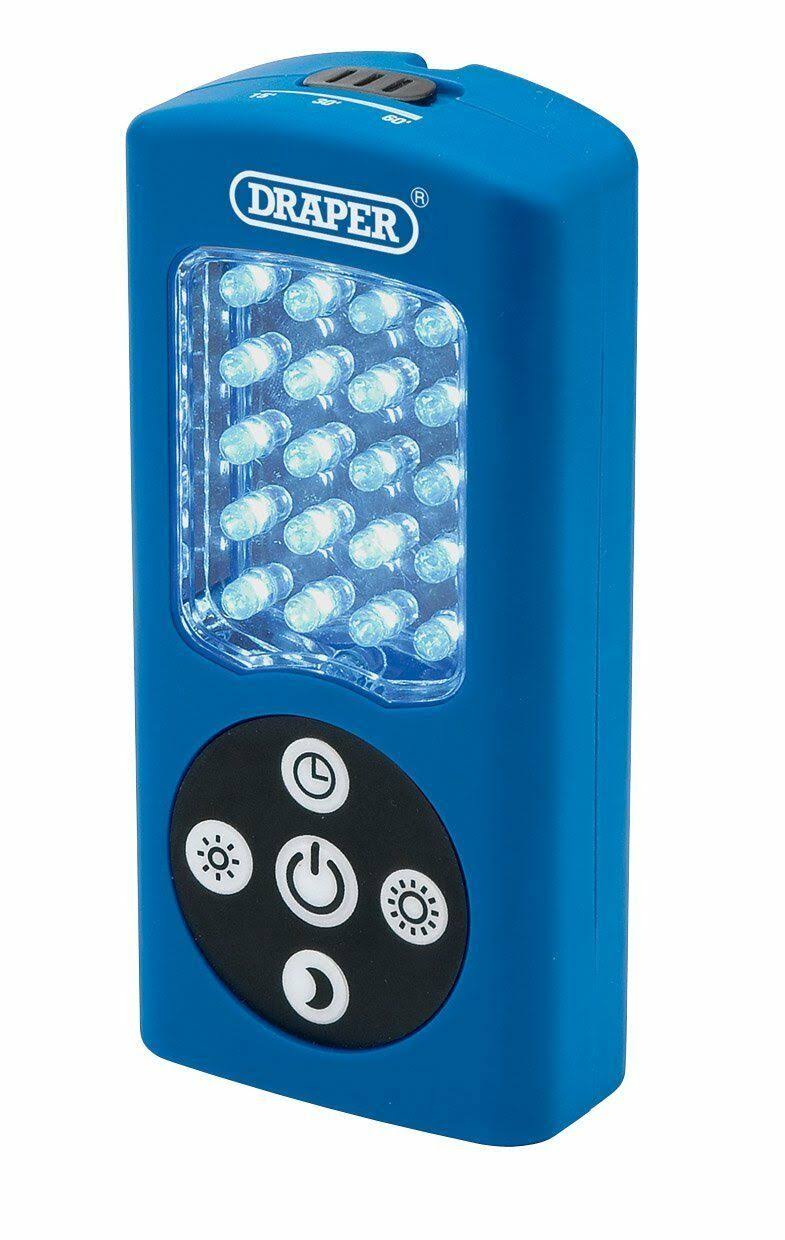Draper 03026 21 LED Worklight with Timer (4 x AAA Batteries)