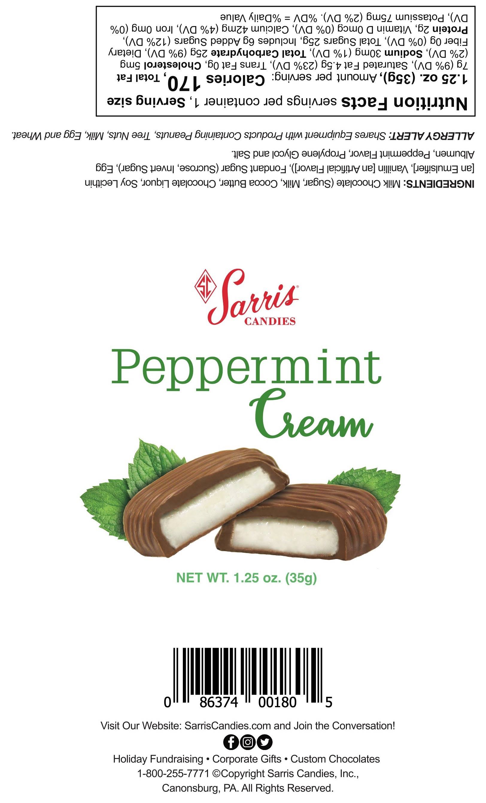 Sarris Candies Peppermint Cream - 1.25 oz