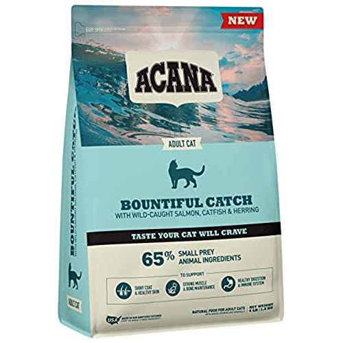 Acana Dry Cat Food, Bountiful Catch, Salmon, Catfish, and Herring, 4lb