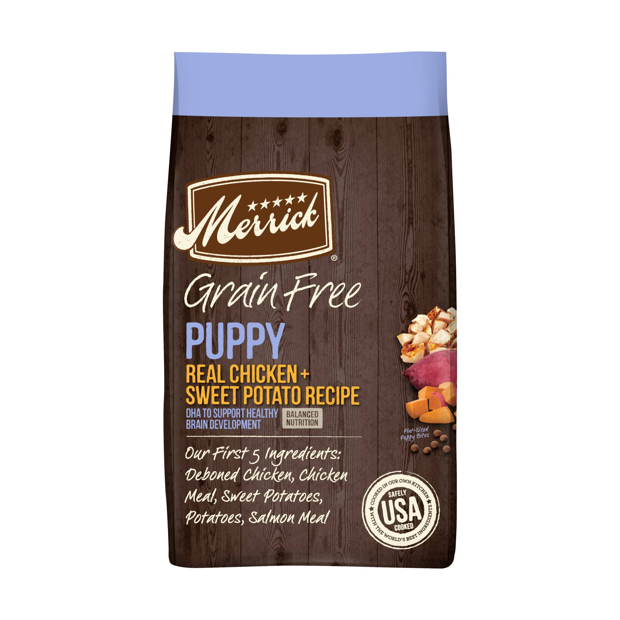 Merrick Grain Free Puppy Chicken Recipe Dry Dog Food 10 lbs