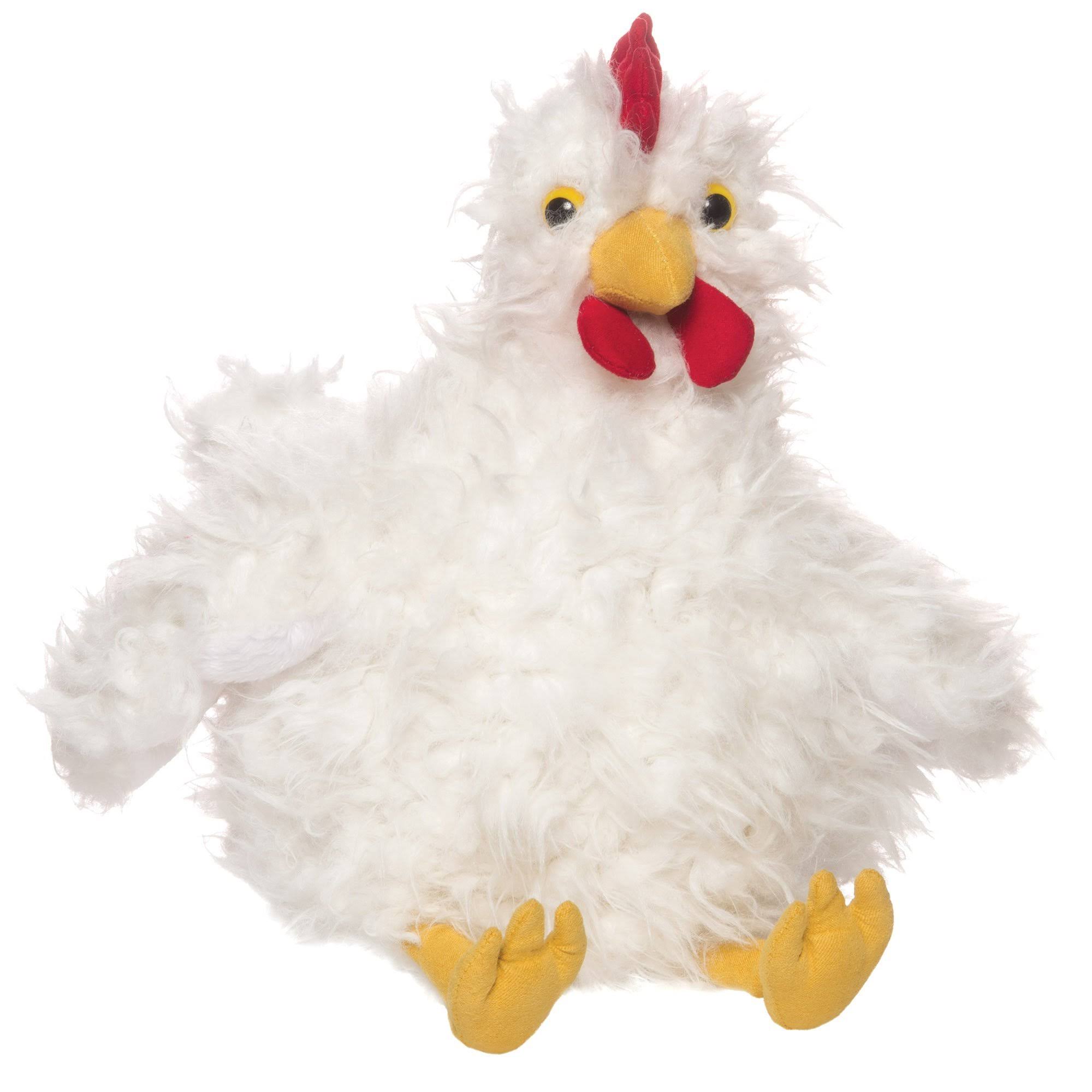Manhattan Cooper White Chicken Stuffed Animal Toy - 9"