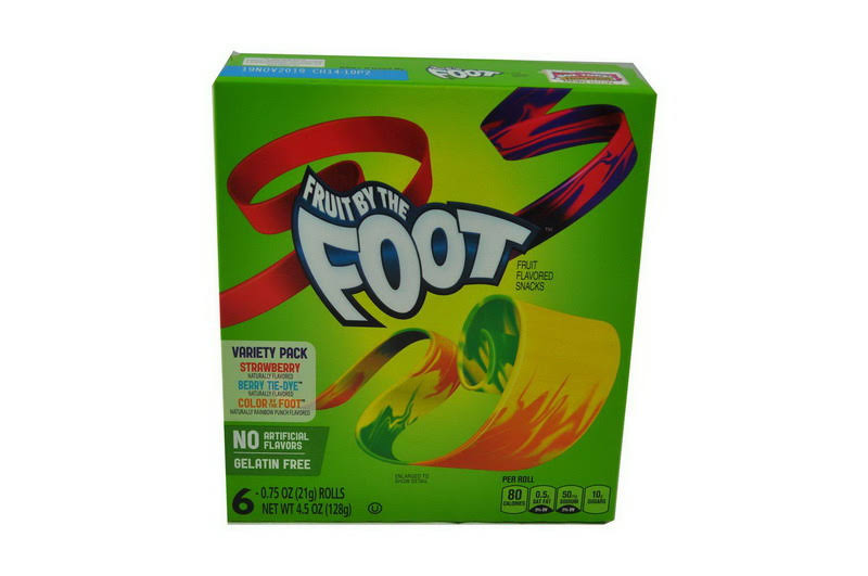 Fruit by the Foot Fruit Flavored Snacks Variety Pack - 6 x 0.75 Oz Pack