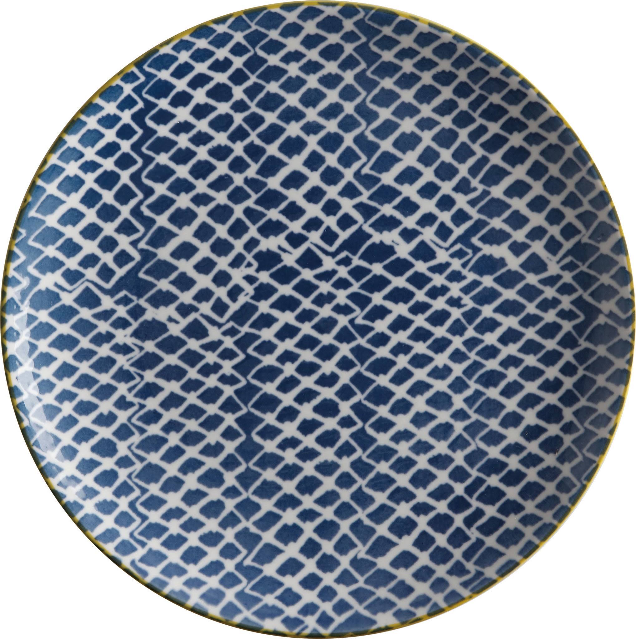 Plate 20cm - Woven Blue | Maxwell & Williams