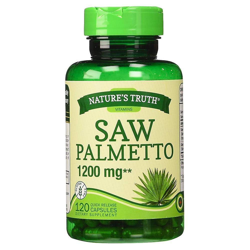 Nature's Truth Saw Palmetto Dietary Supplement - 200mg, 120ct