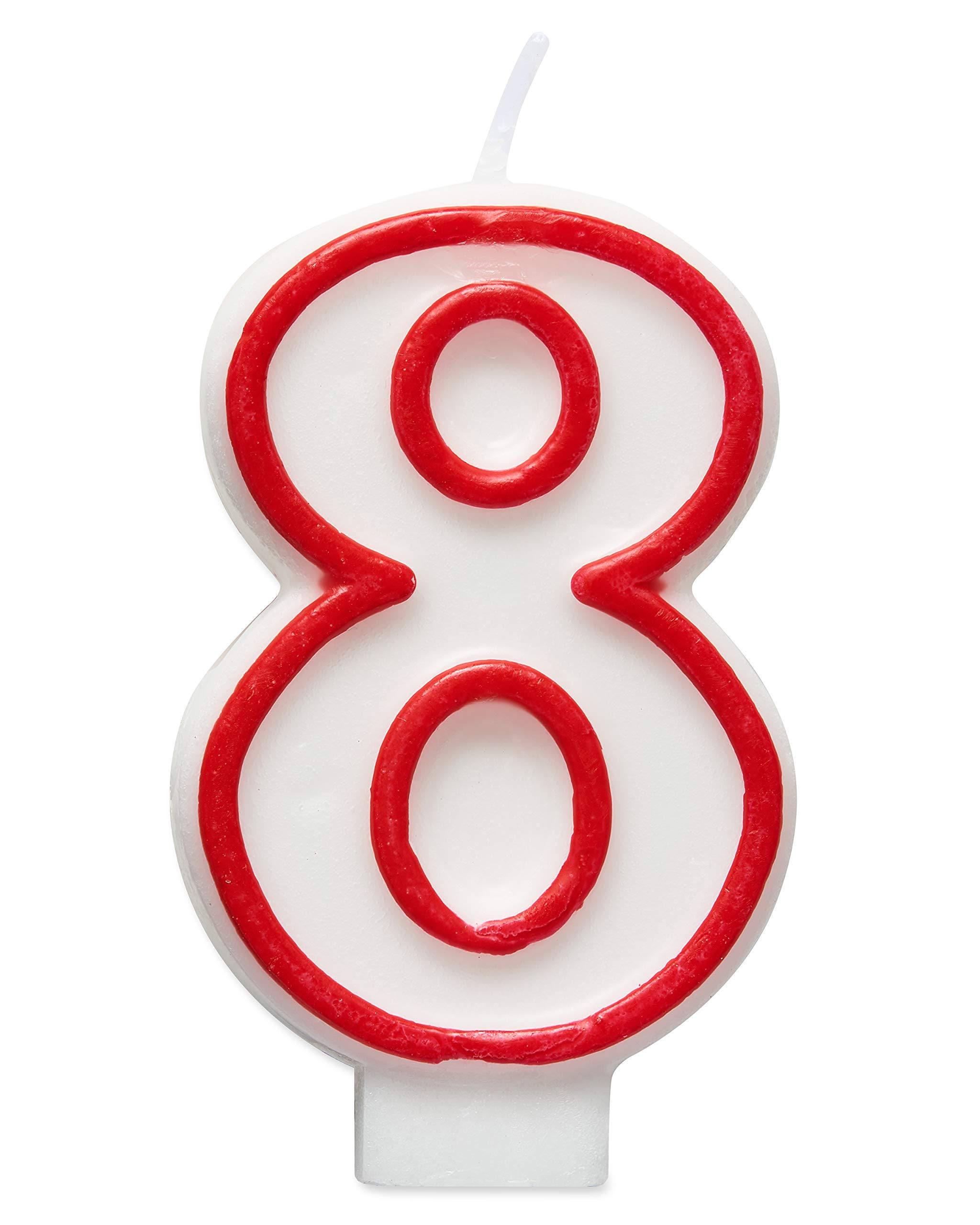 American Greetings Birthday Numeral Candle # 8 