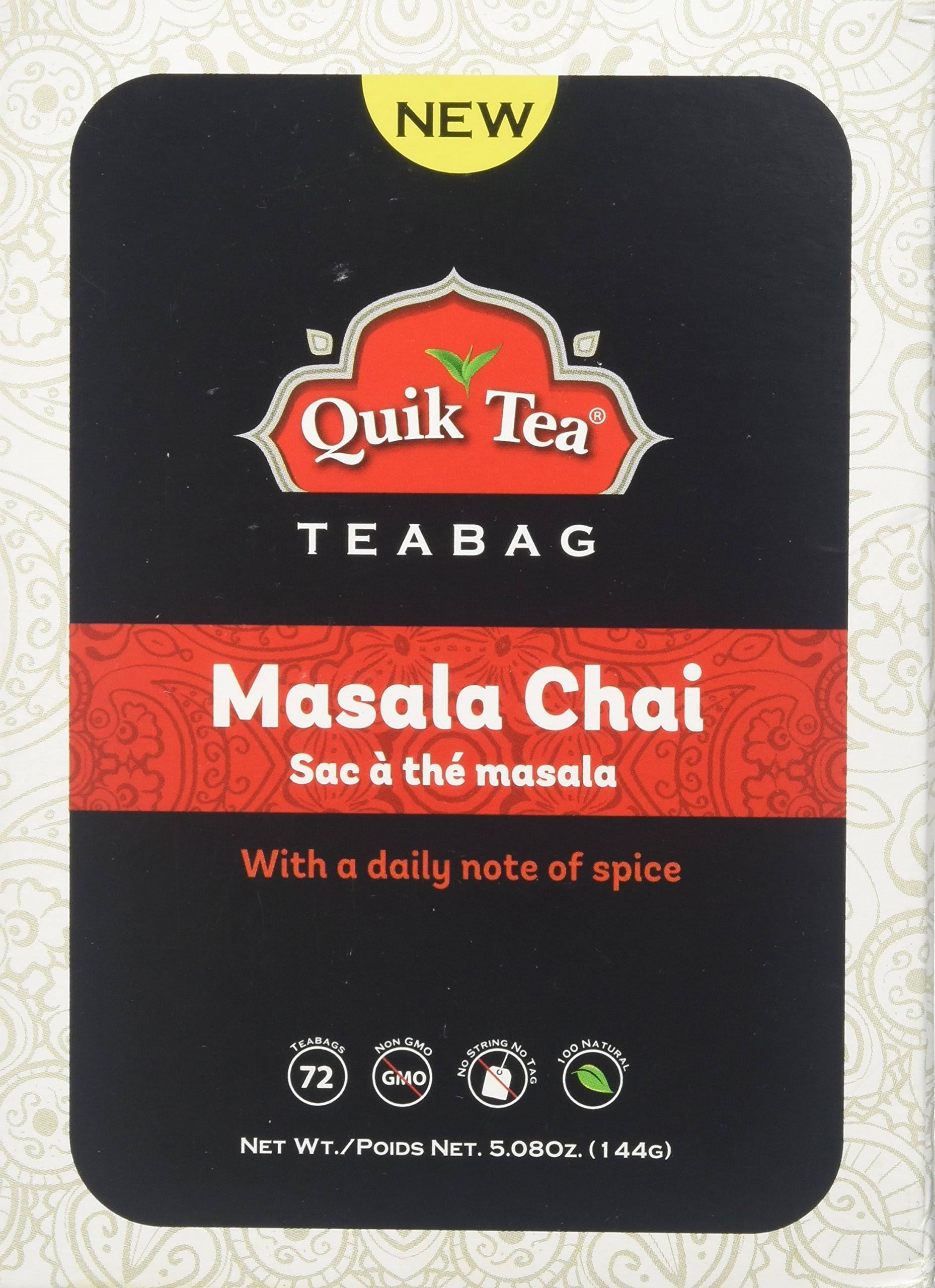 Quik Tea Masala Chai - 72 Bags