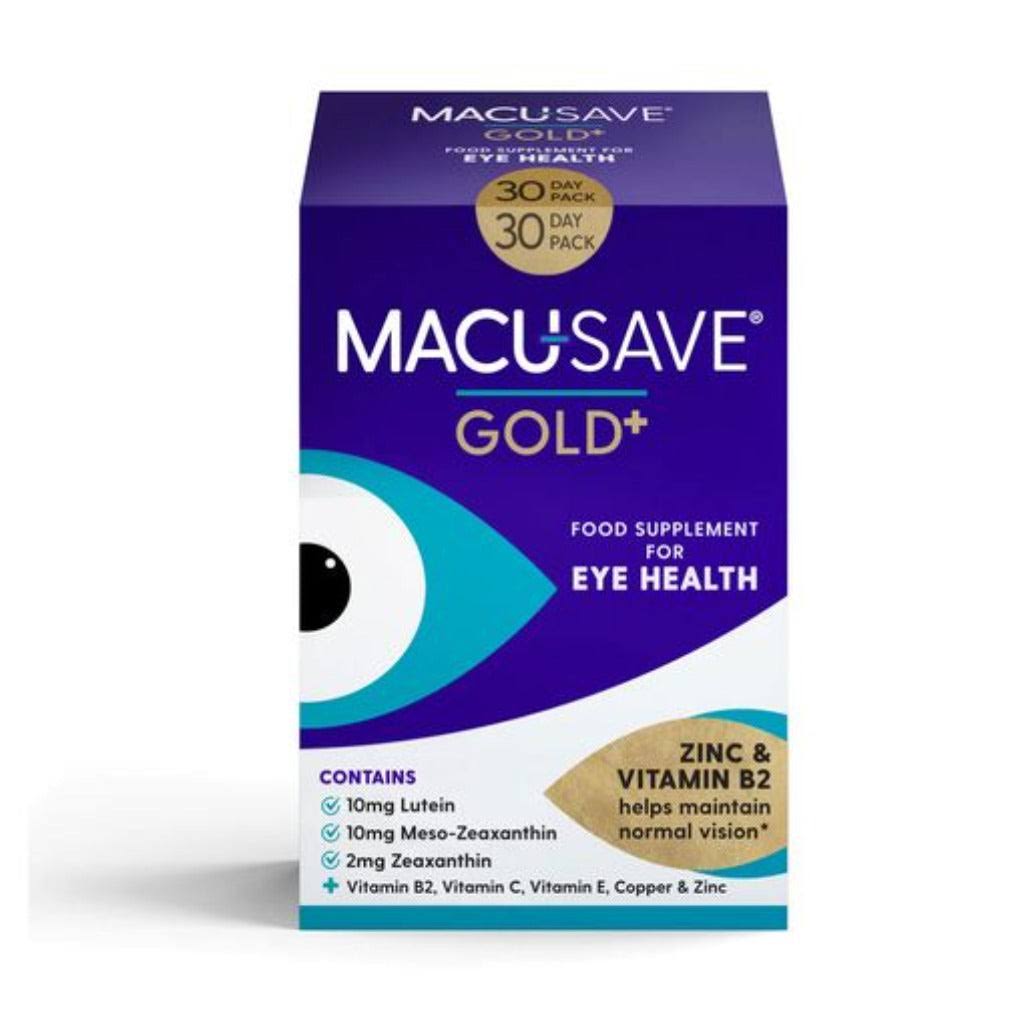 Macu-SAVE Gold + 90 Capsules, 30 Day Pack, Food Supplement