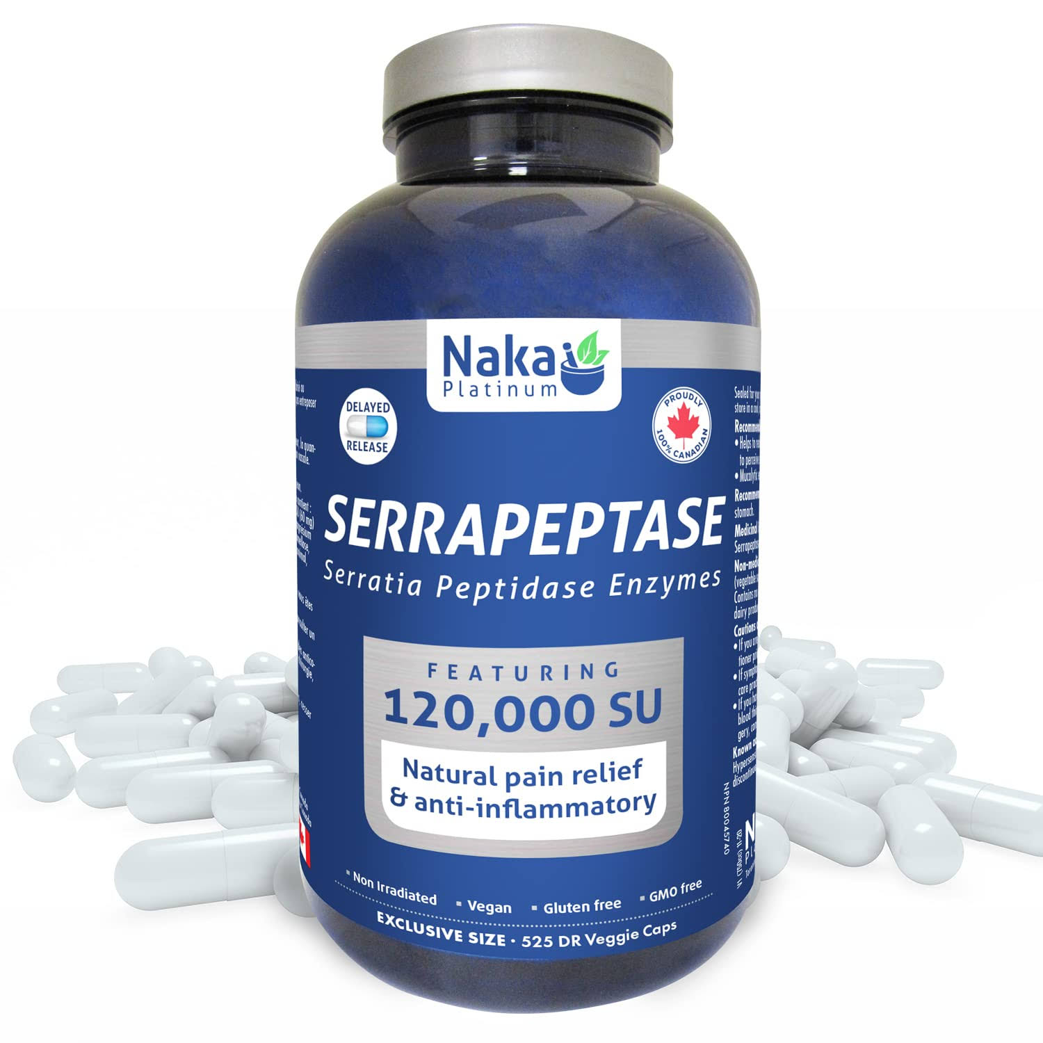 Serrapeptase 120_000su - 525 Dr Vcaps