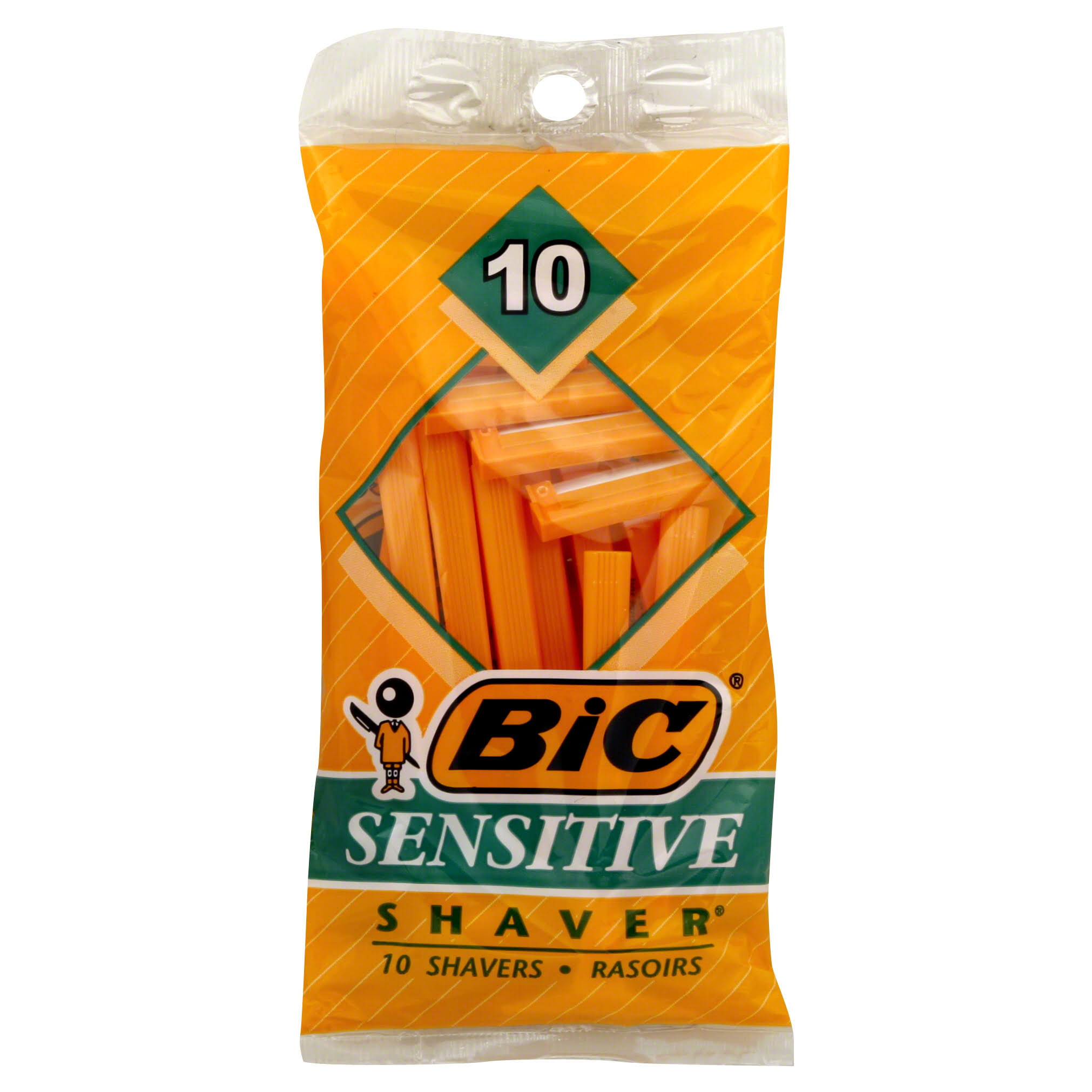 Bic Disposable Razor Shaver - Sensitive, 10ct