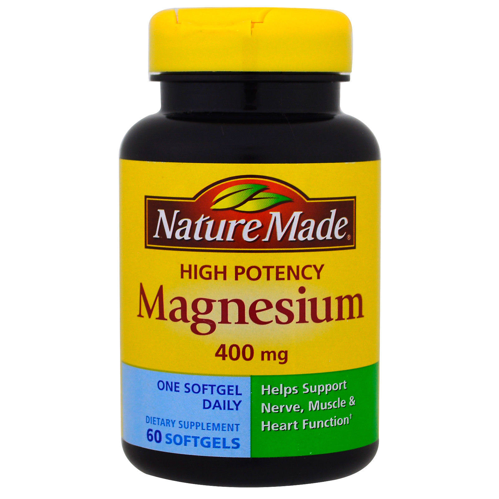 Nature Made High Potency Magnesium 400mg Liquid Softgels - x60