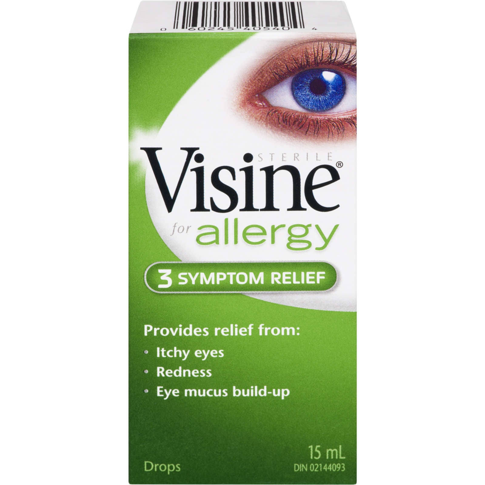 Visine Allergy Seasonal Relief Eye Drops - 15ml