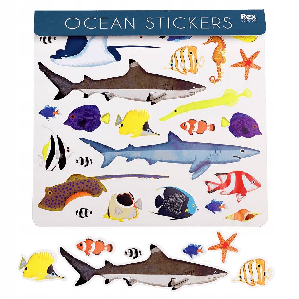 Rex London Ocean Animal Stickers | Roo's Beach