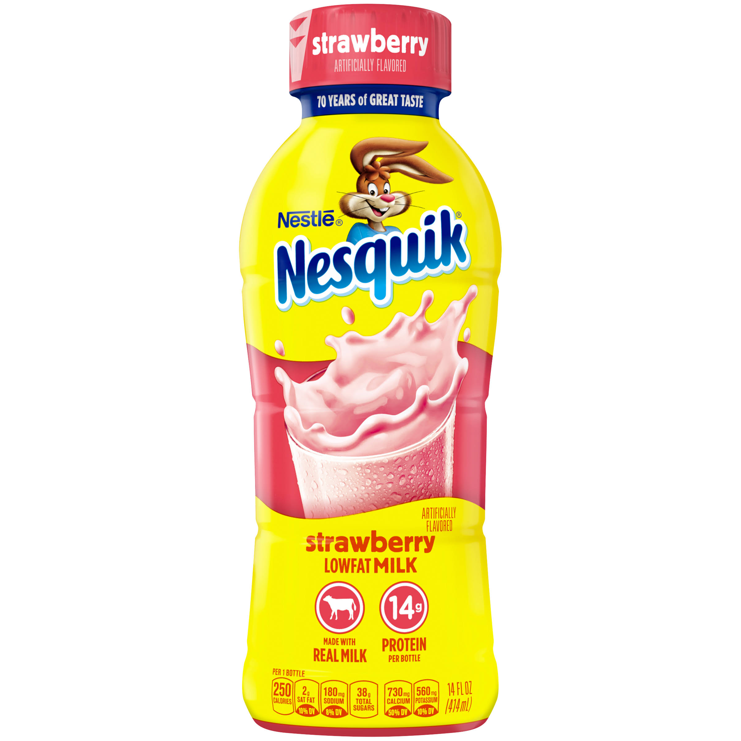 Nestle Nesquik Strawberry Low Fat Milk