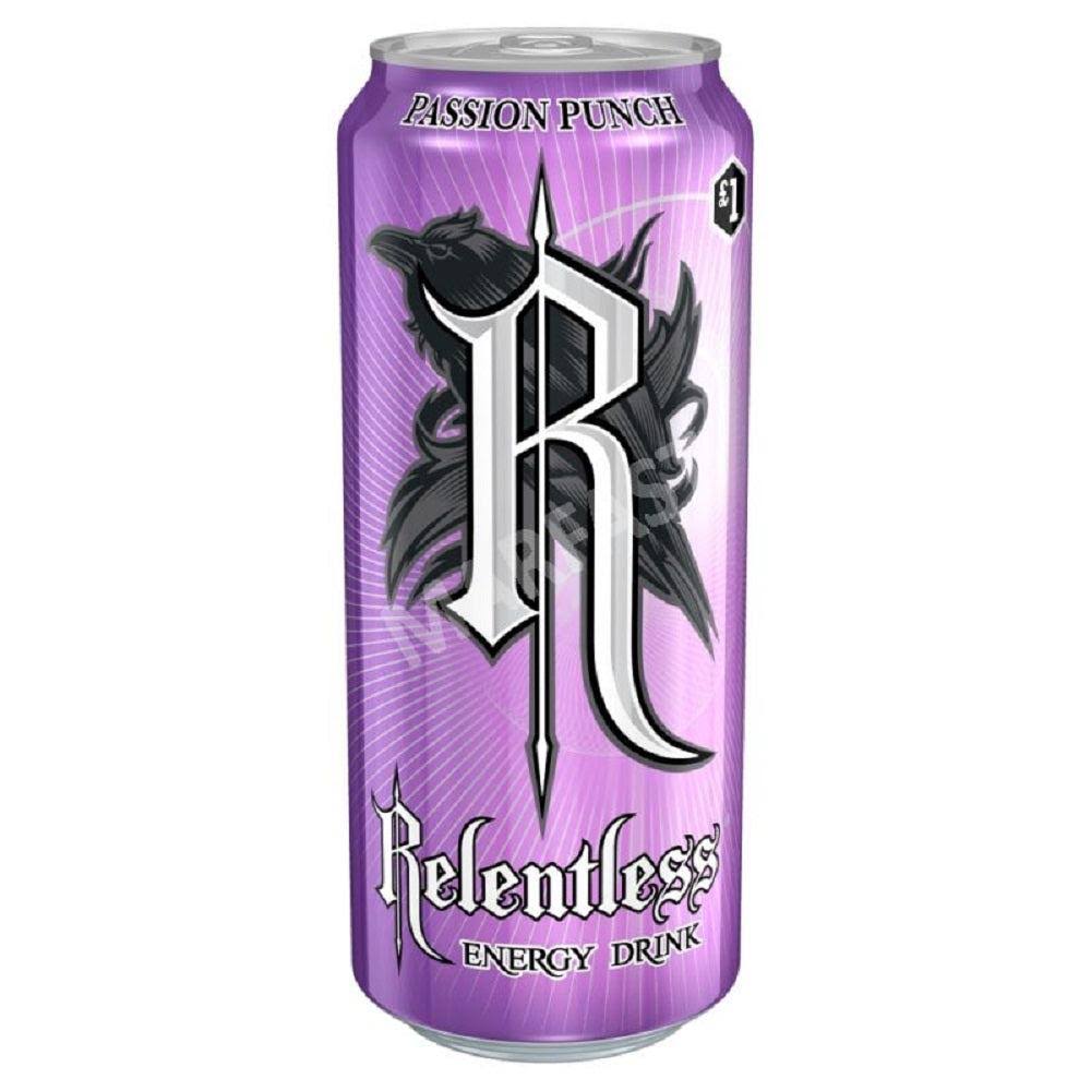 Relentless Energy Drink - Passion Punch, 500ml