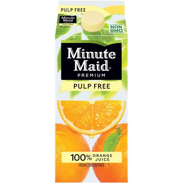 Minute Maid Juice, Orange, Pulp Free - 59 fl oz