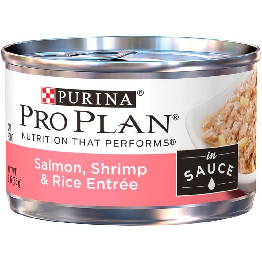 Purina Pro Plan Wet Cat Food - Salmon, Shrimp and Rice Entree, 65g