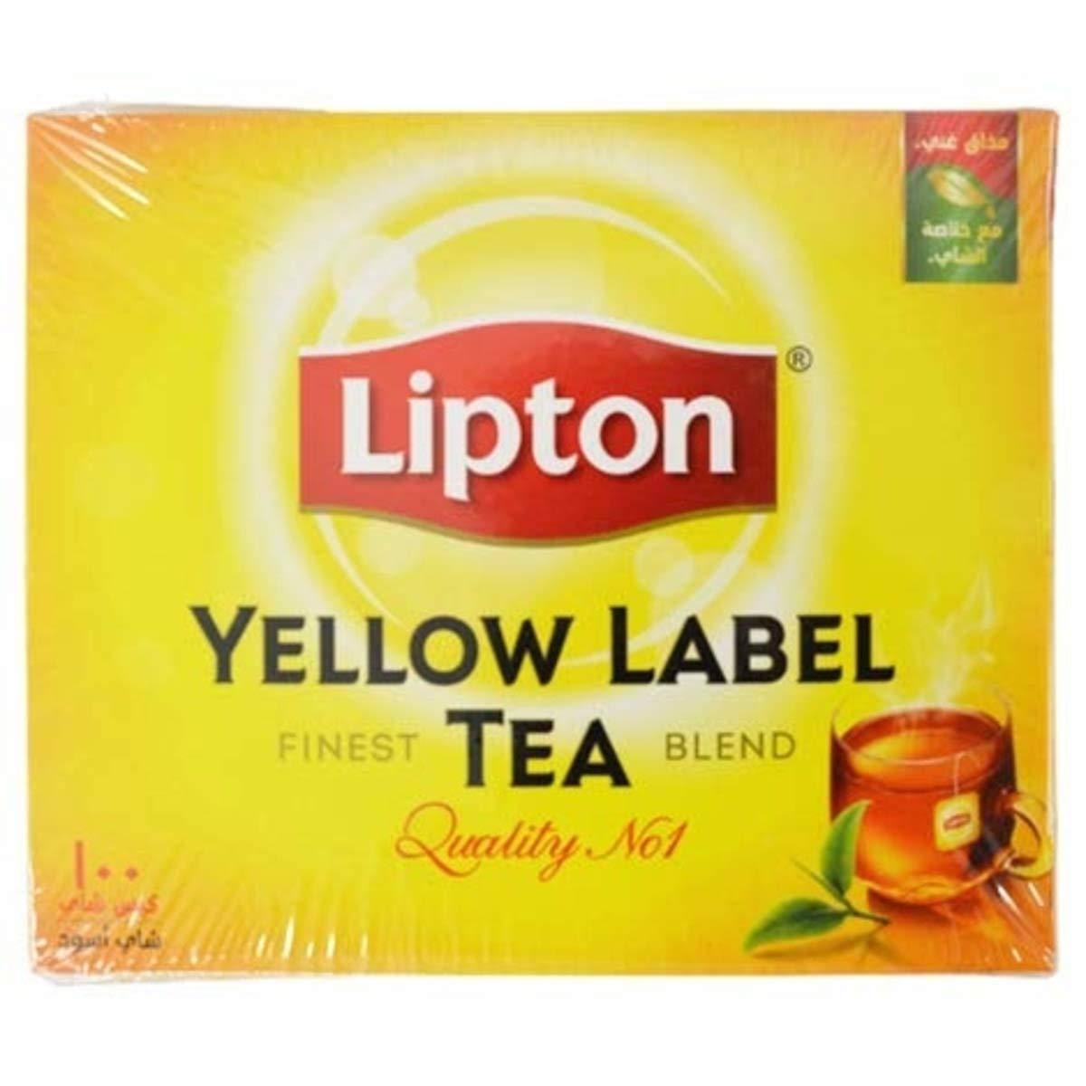 Yellow Label Lipton Tea - 100 Tea Bags