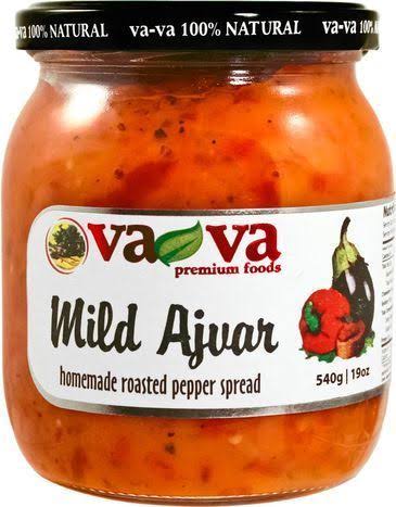 VA VA Homemade Ajvar Mild Roasted Pepper Spread - 19 Ounces - World Food Market - Delivered by Mercato