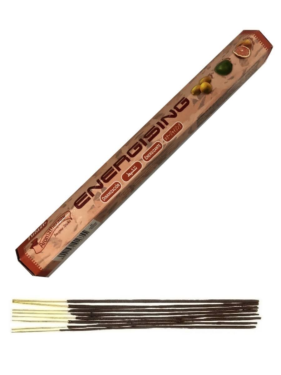 Tulasi Aromatherapy Hex Incense Sticks - 20ct