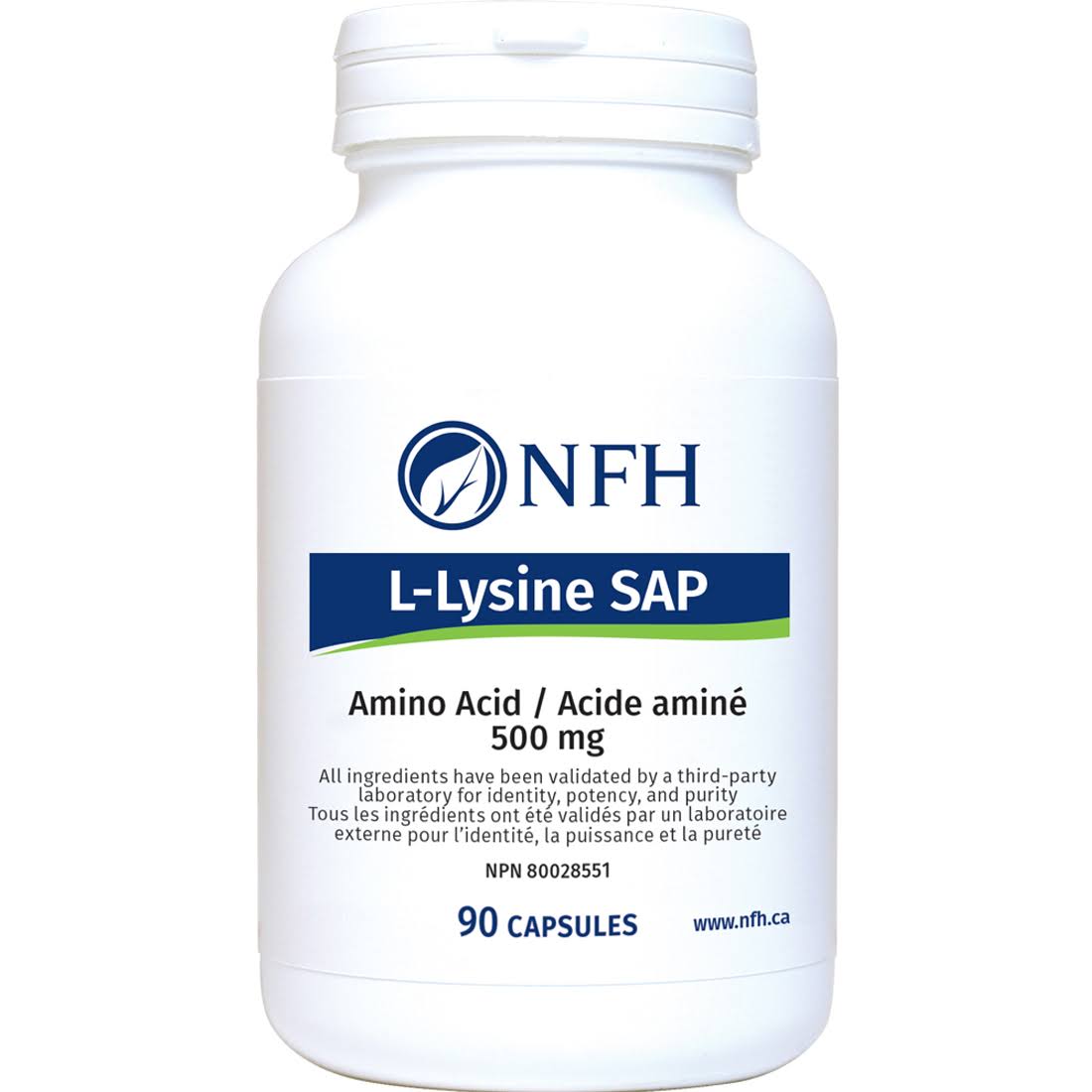 NFH L-Lysine Sap 90 Capsules