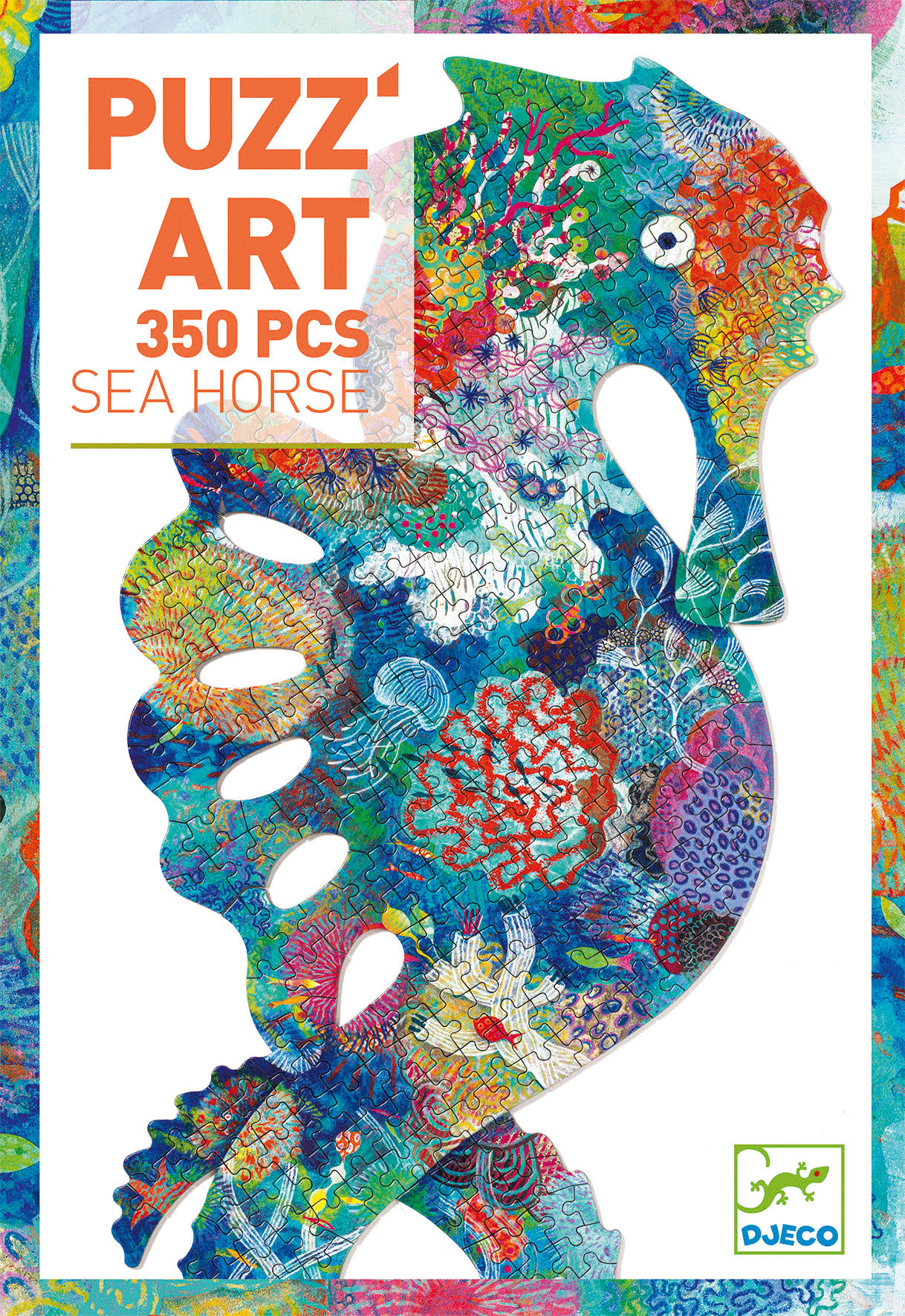 Djeco Jigsaw Puzzle - Puzz'Art Sea Horse, 350 Pieces