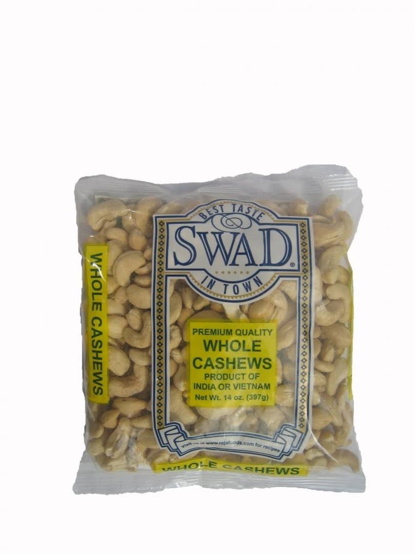 Swad Whole Raw Cashews - 14oz
