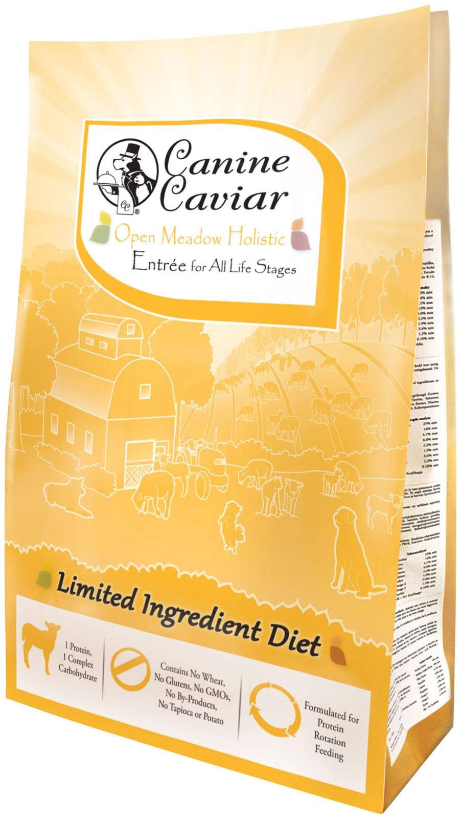 Canine Caviar Dry All Holistic Grain Free Dog Food - Lamb and Millet, 11lbs