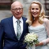 The moment henchman employed by Jerry Hall, 66, gave Rupert Murdoch, 91, divorce papers