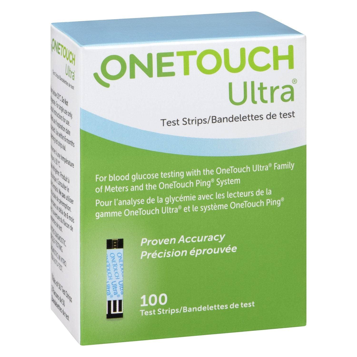 One Touch Ultra Blue Test Strips - 100ct