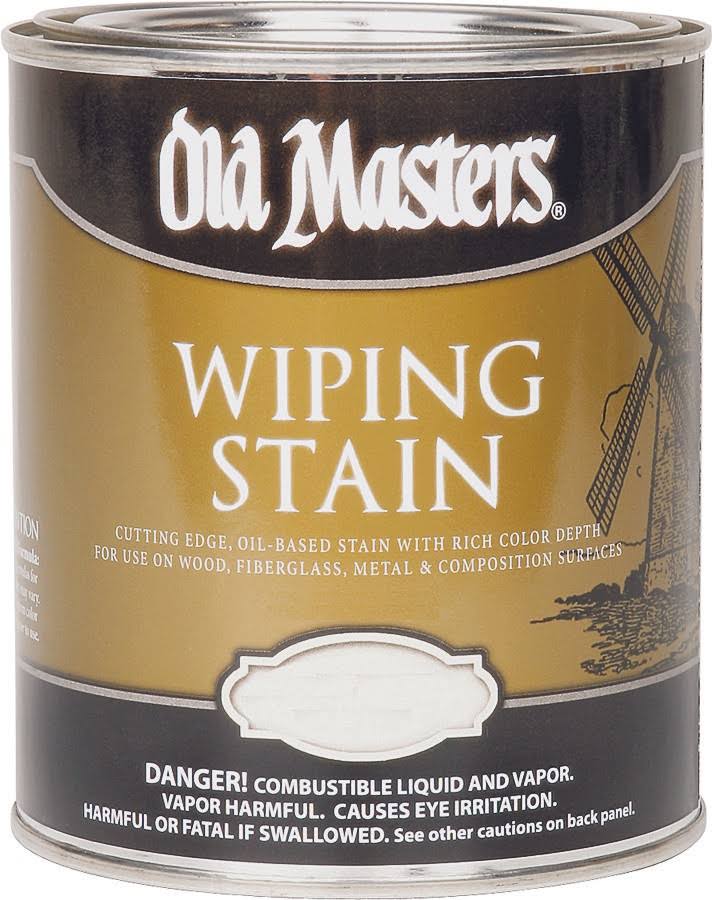 Old Masters Wiping Stain - Spanish Oak, 1/2 Pint