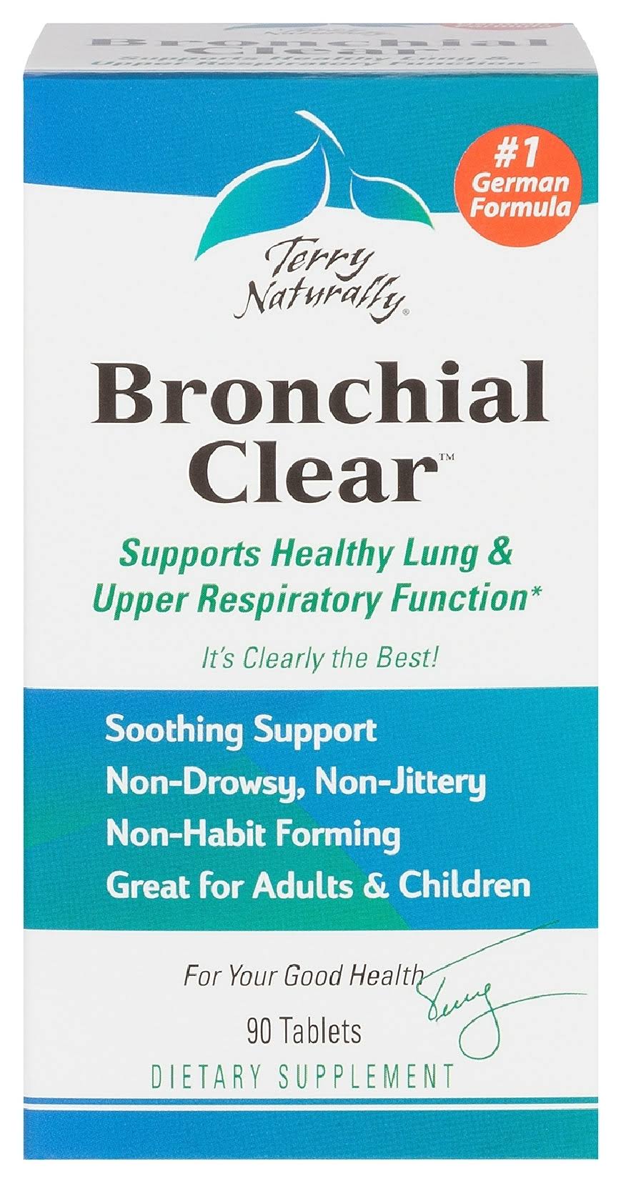 EuroPharma Terry Naturally Bronchial Clear Dietary Supplement - 90 Capsules