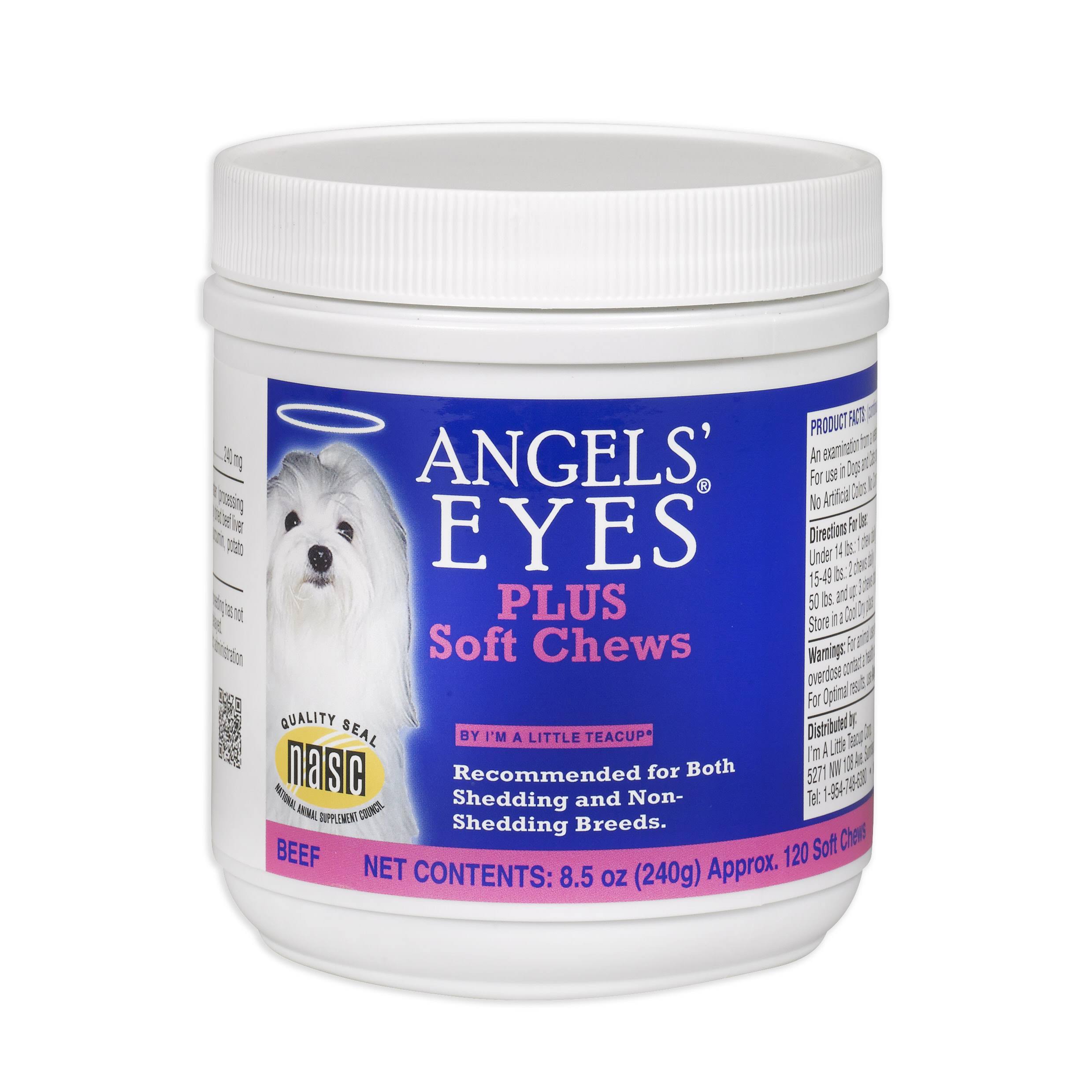 Angels' Eyes Plus Soft Chews for Dogs - 120ct, Beef