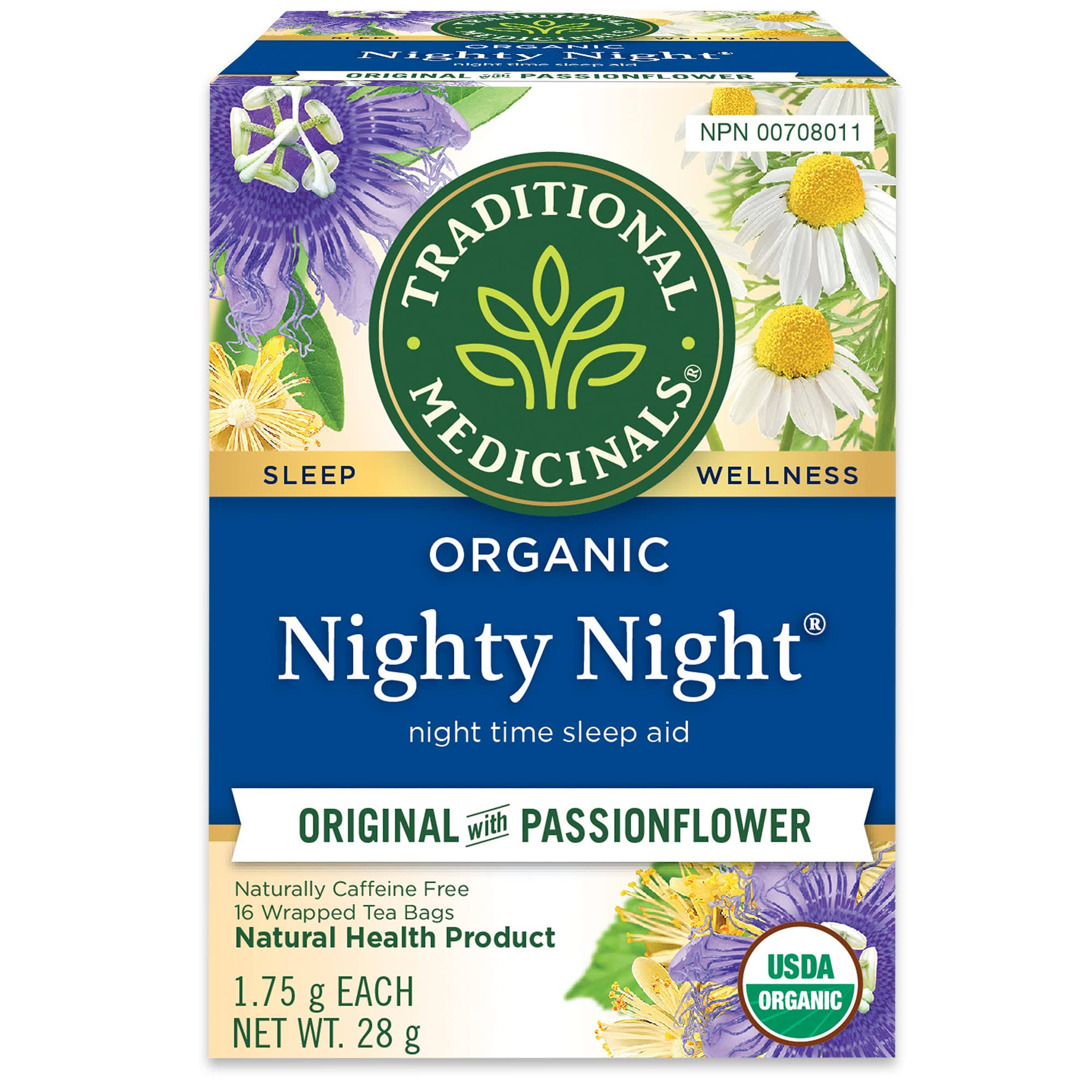 Traditional Medicinals - Organic Nighty Night Extra Tea, 16 Bags