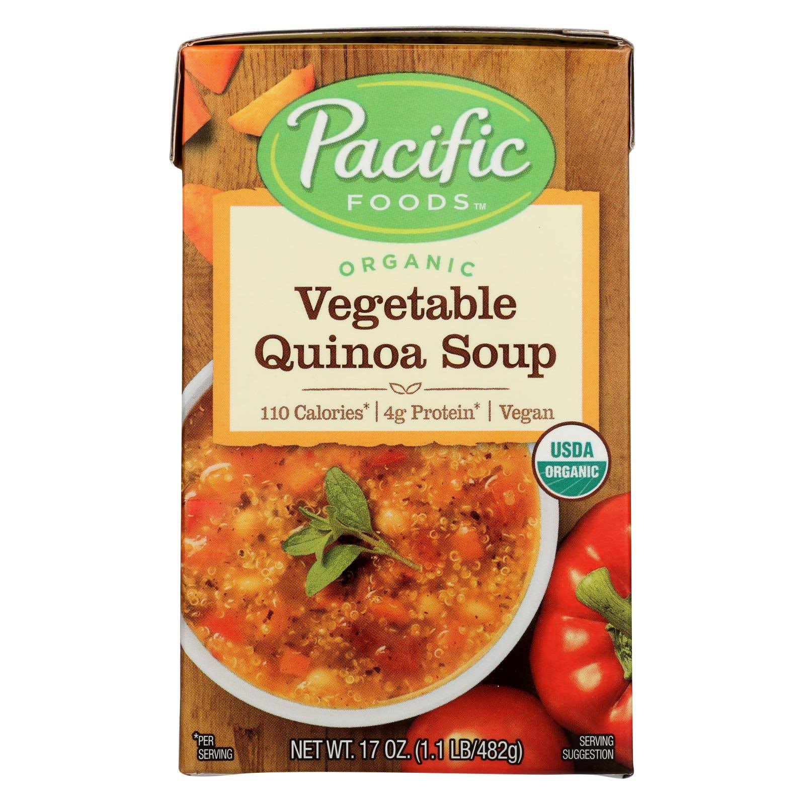 Pacific Organic Vegetable Quinoa Soup - 482g