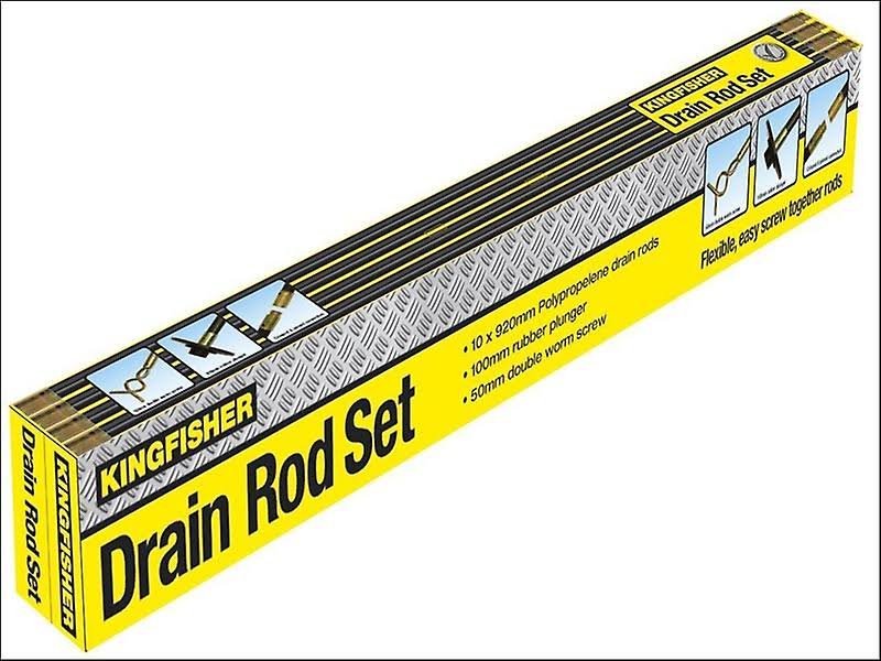 Kingfisher Drain Rod Set - x12
