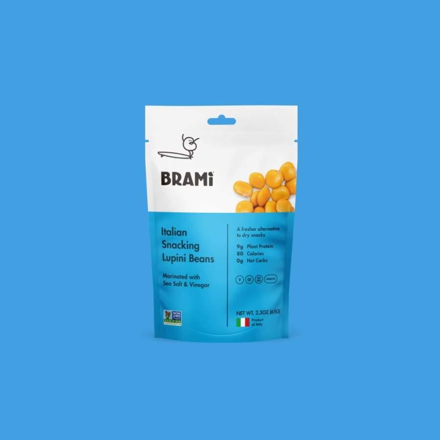 Brami Lupini Bean Snacks - Sea Salt, 1-Pack / Single Serve (2.3oz)