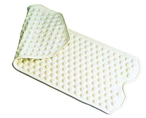Essential Medical Supply Home Care Patient Shower Safety Floor Rug - Cream