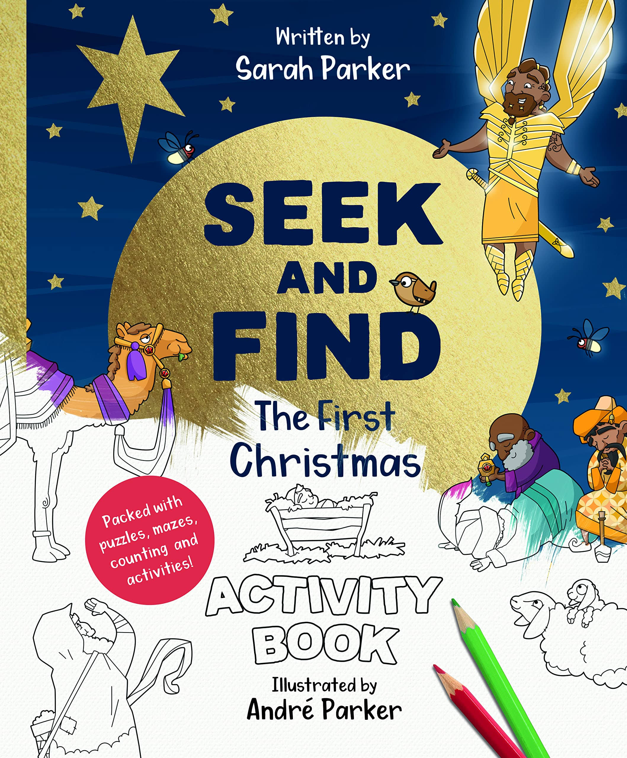 Seek and Find: The First Christmas Activity Book by Sarah Parker