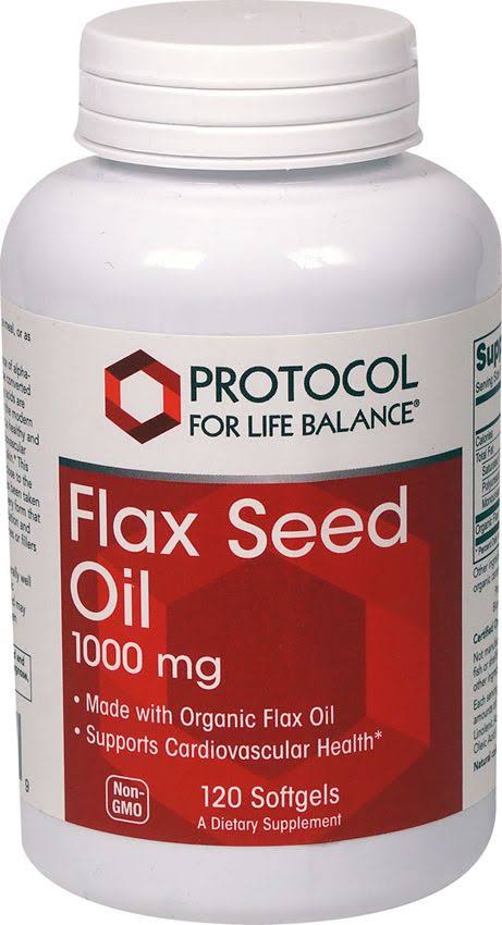 Protocol For Life Balance Flax Seed Oil Supplement - 1000mg, 120ct