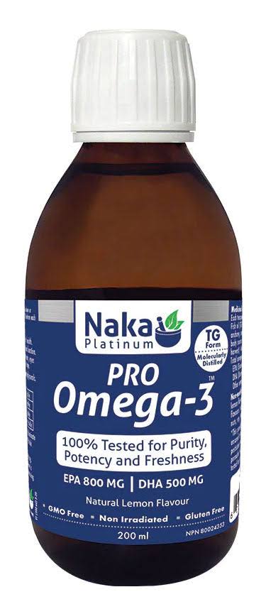 NAKA PLATINUM Pro Omega 3 (Lemon - 200 ml)