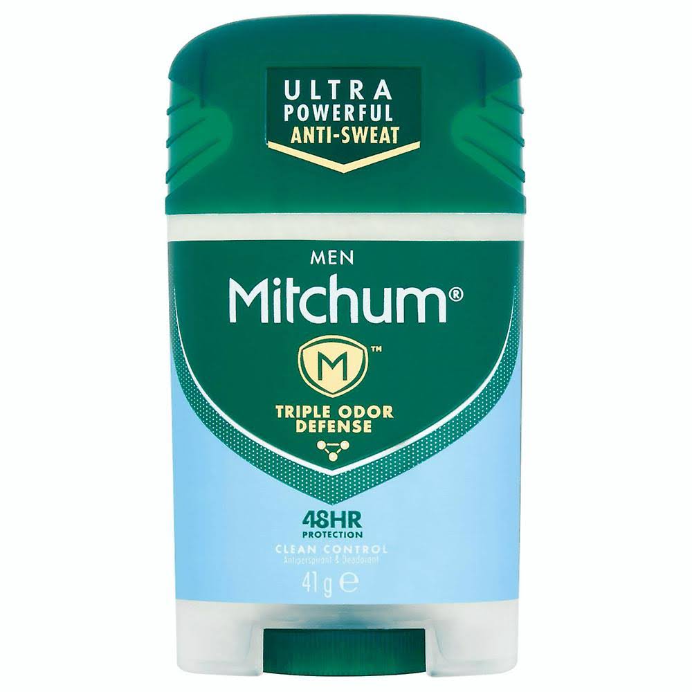 Mitchum Men Triple Odor Defense 48hr Protection Antiperspirant and Deodorant - Clean Control, 41g