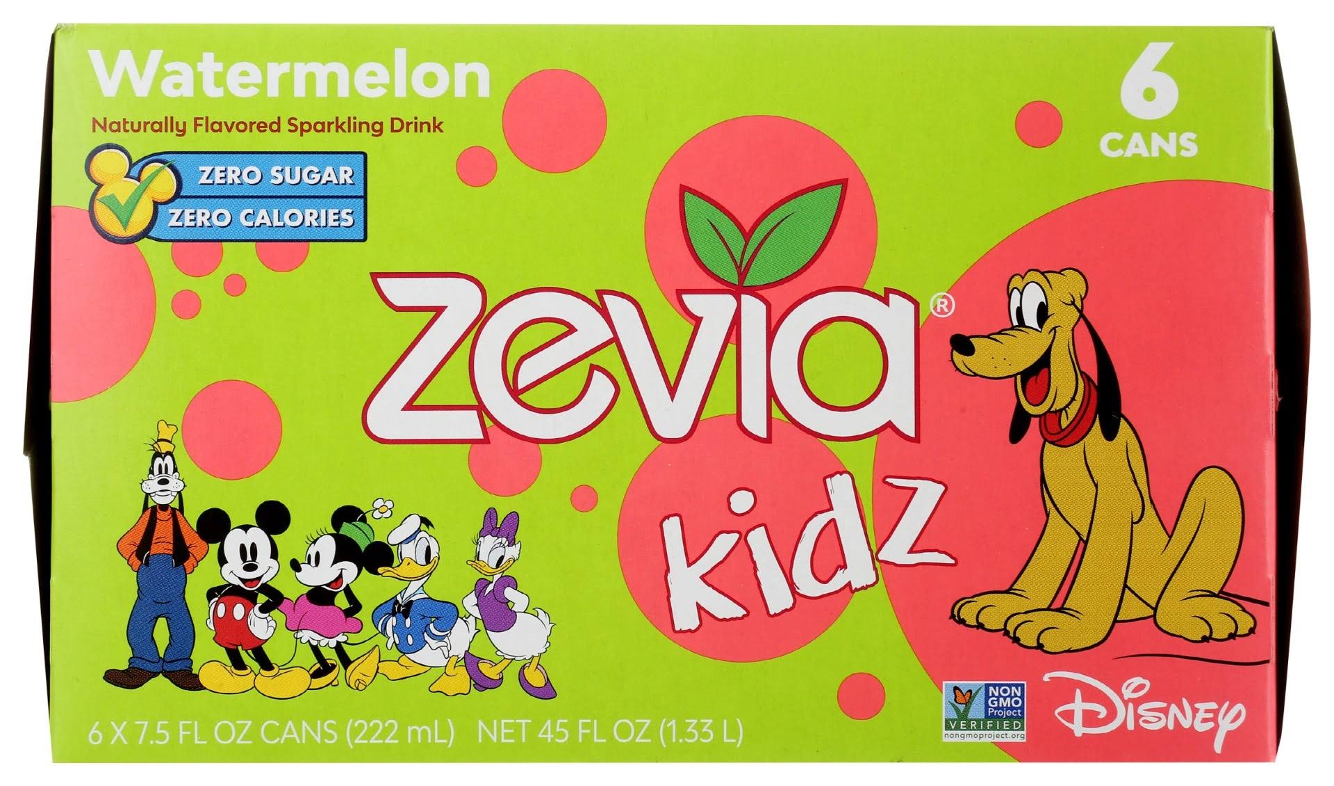 Zevia Watermelon Kidz Soda 6 Pack